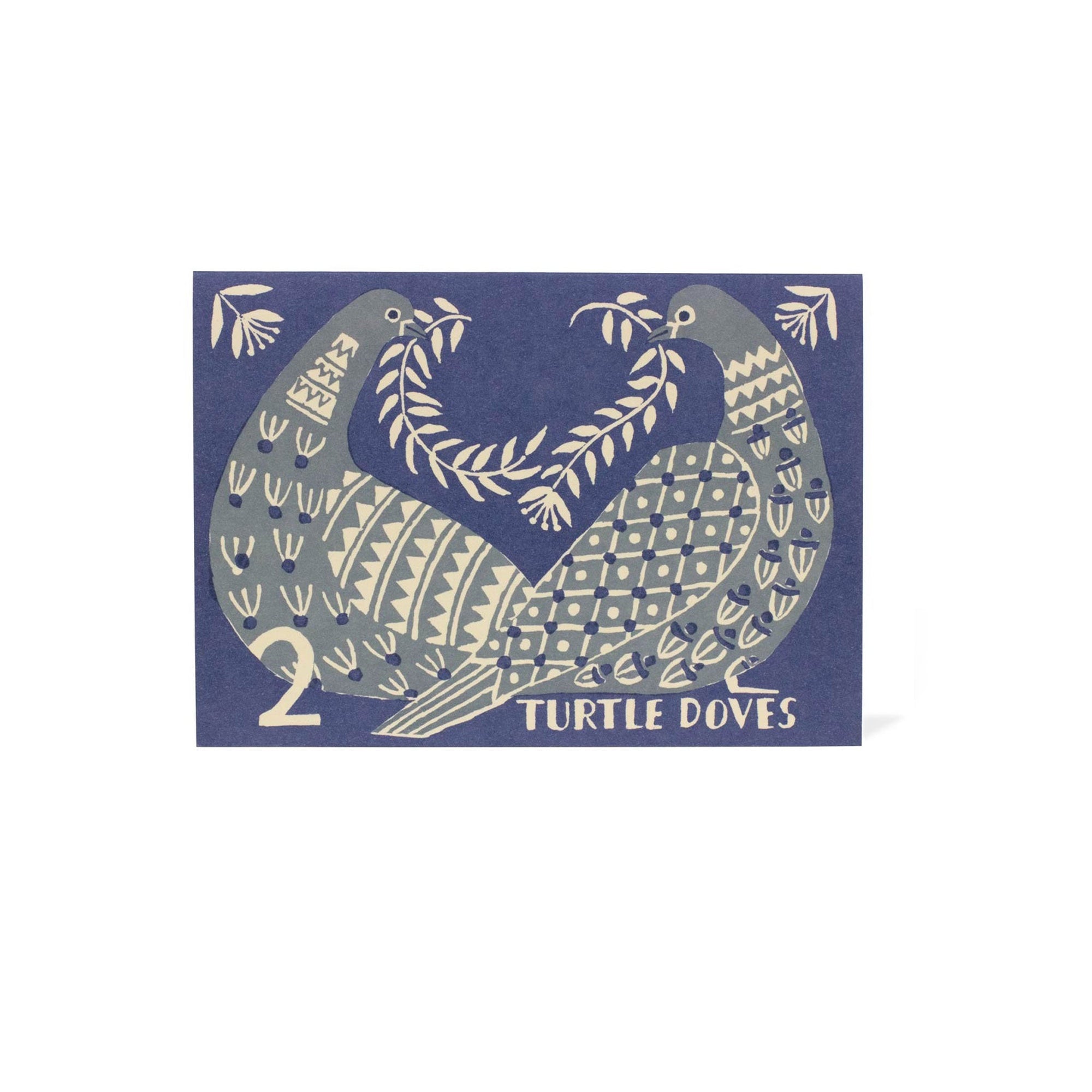 Two Turtle Doves Holiday Card Boston General Store