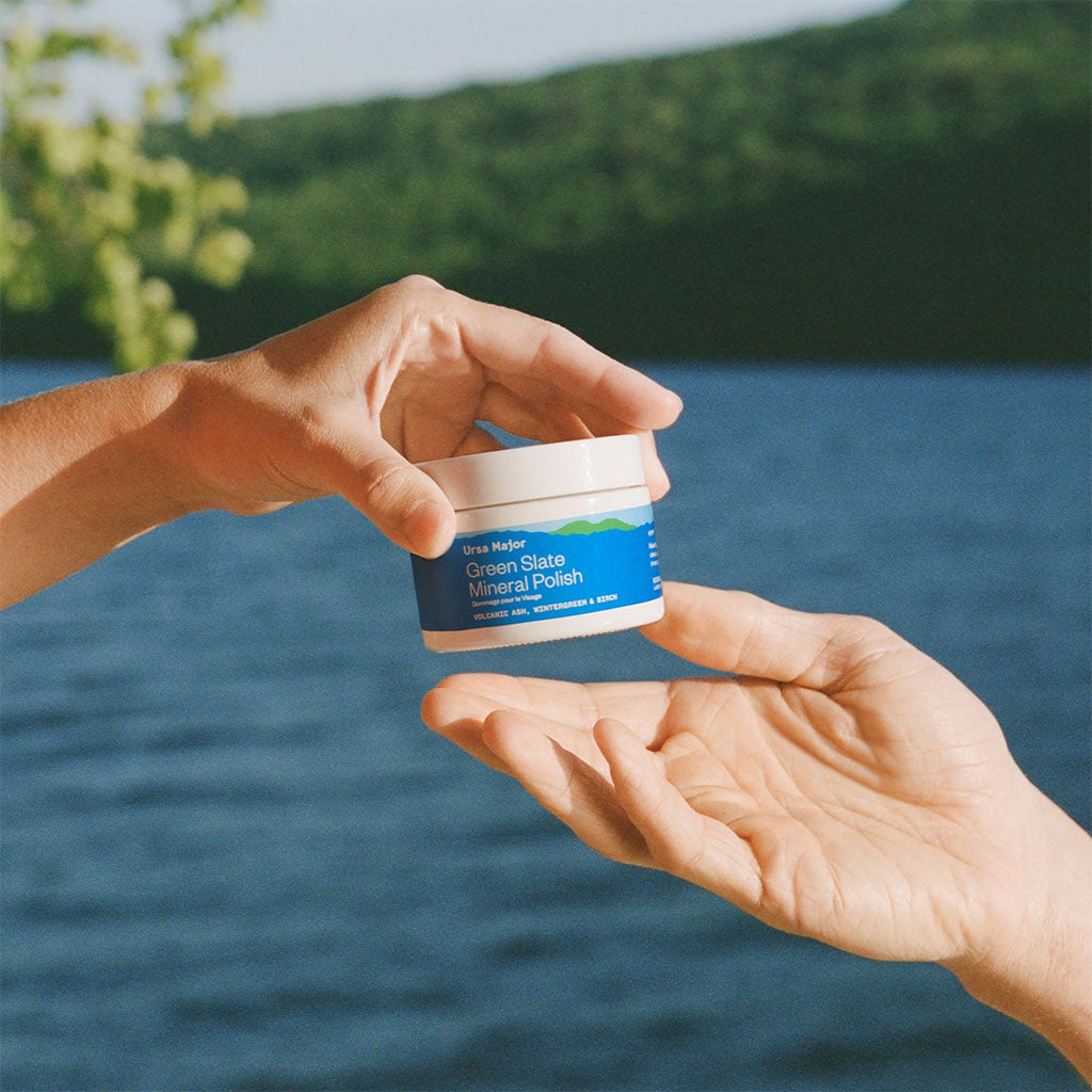 Green Slate Mineral Face Polish    at Boston General Store