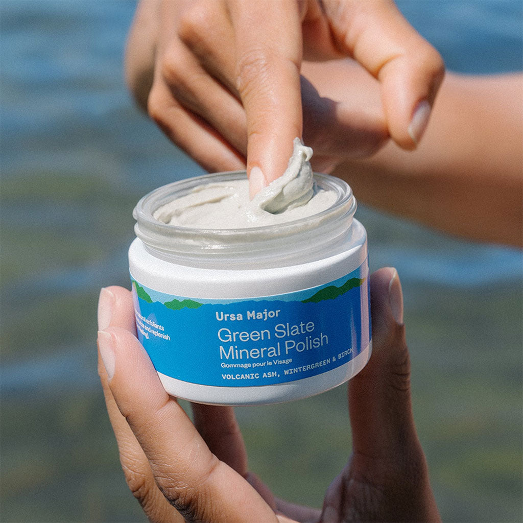 Green Slate Mineral Face Polish    at Boston General Store