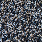 Close-up of black and white vaquero beans