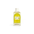 Bottle of D.R. Harris & Co. Verbena bath oil on a white background