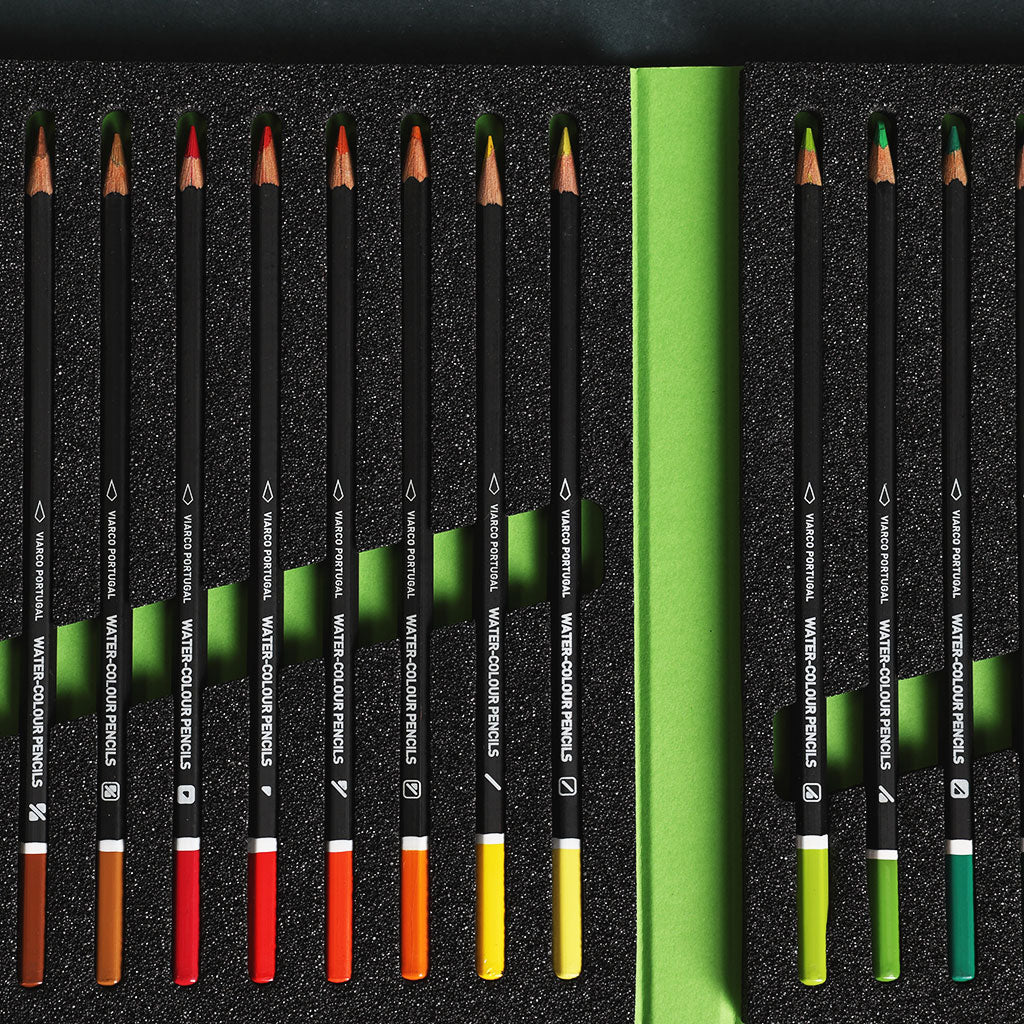 Watercolor Pencils, Set of 24 at Boston General Store