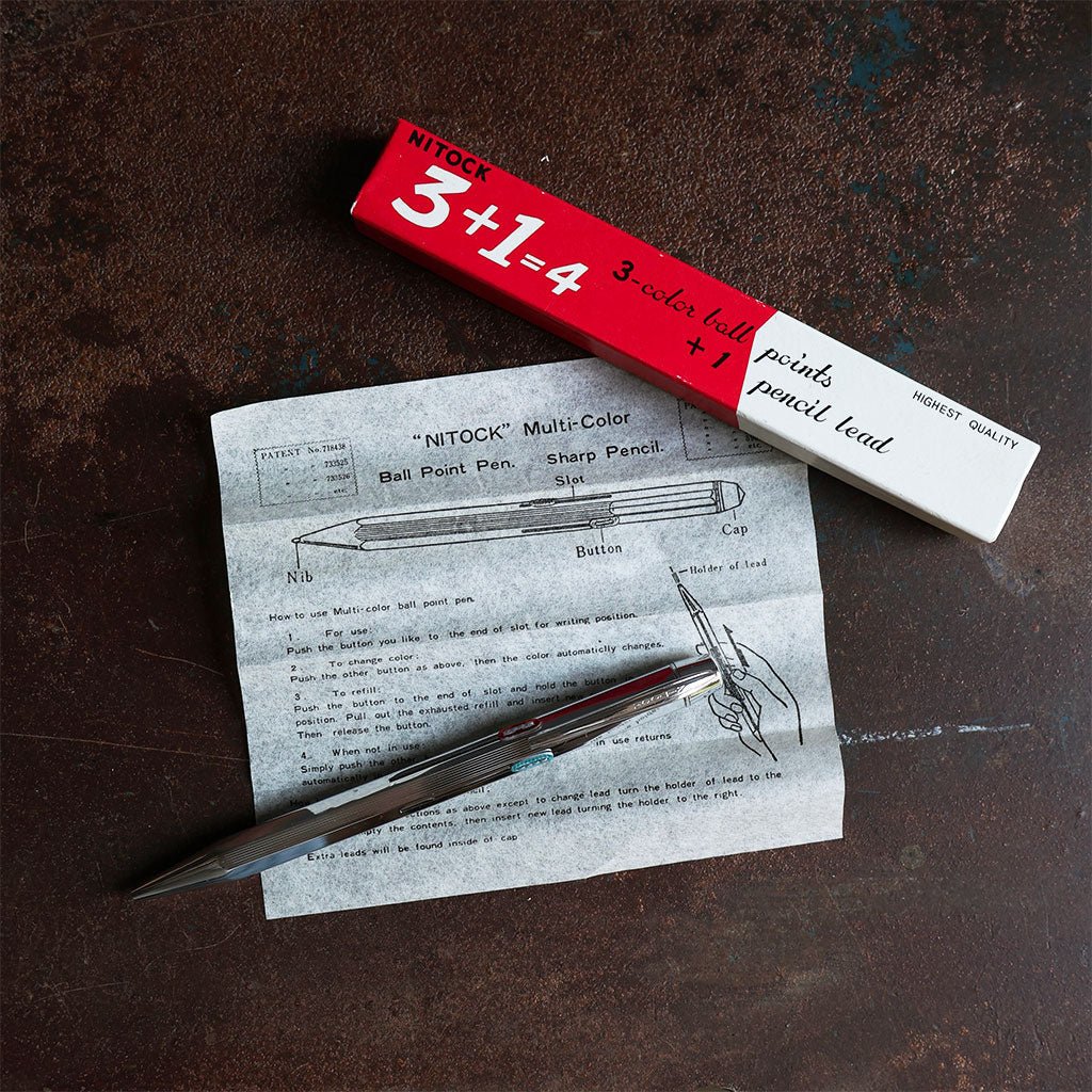 Vintage 3 + 1 Multi Pen + Pencil Boston General Store