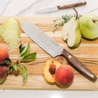 Vintage 7" Nakiri Knife w/ Kullenschliff Edge Boston General Store