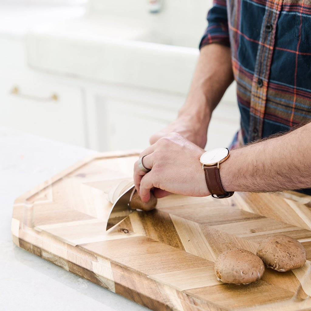 Vintage 7" Santoku Knife w/ Kullenschliff Edge Boston General Store