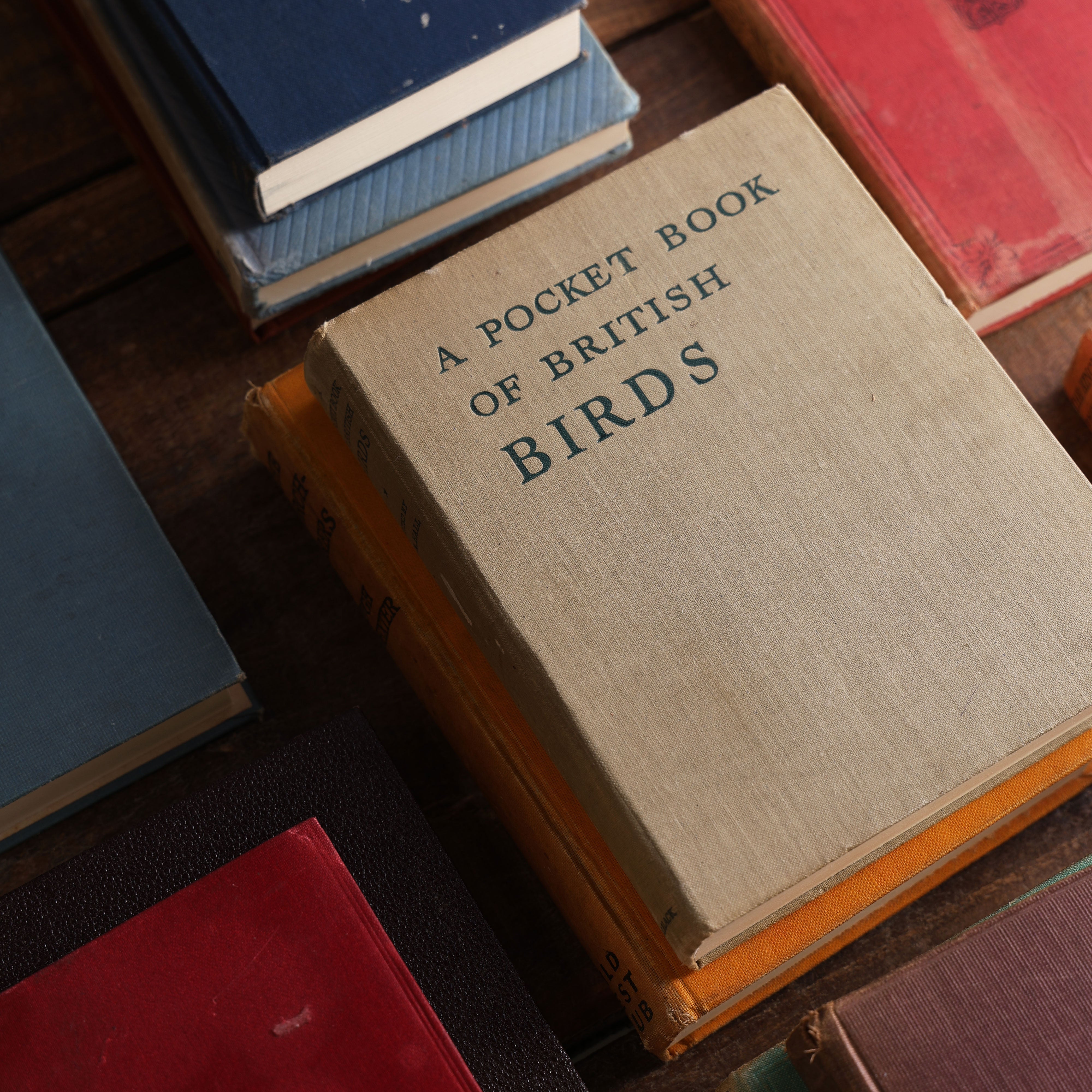 Collection of notebooks made out of vintage hardcover books
