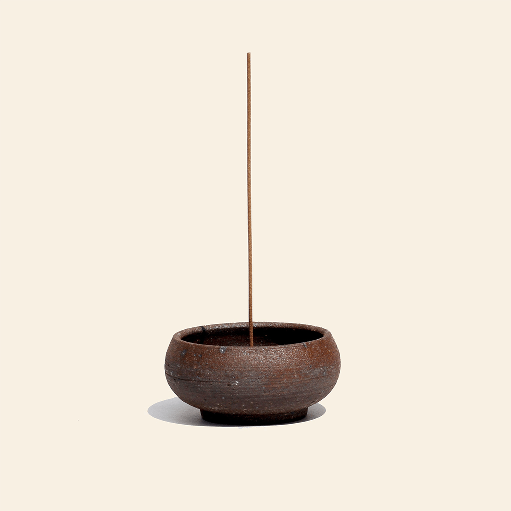 Wabi Sabi Incense Bowl &amp; Brass Dome Incense Holder Boston General Store