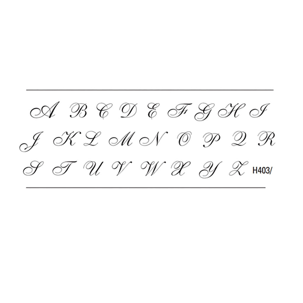 Wooden Handle Brass Seals for Wax - Old Style Script at Boston General Store