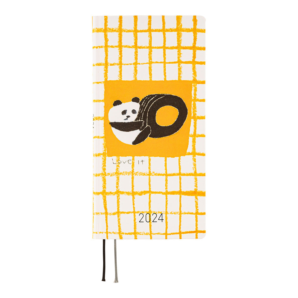 Hobonichi Techo Book Weeks - Jin Kitamura: Love it Panda    at Boston General Store
