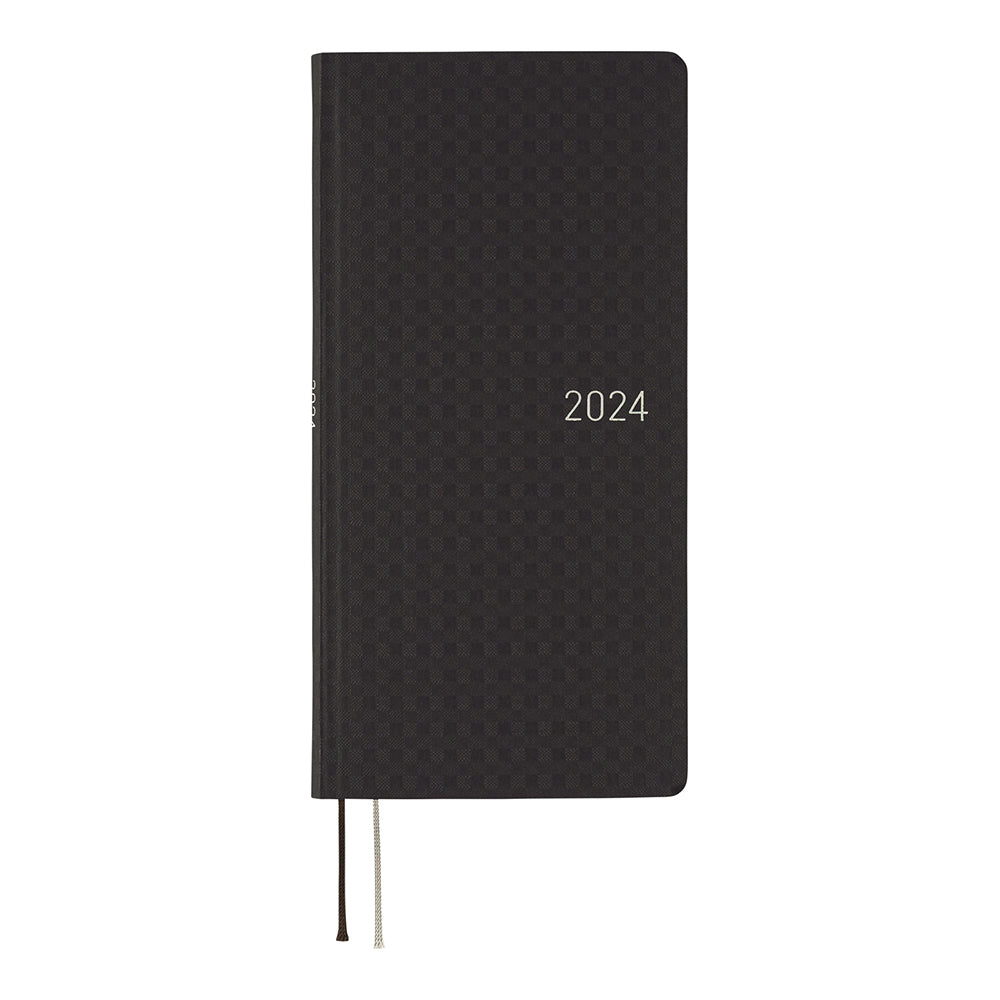 Hobonichi Techo Book Weeks - Paper Series: Black Gingham    at Boston General Store