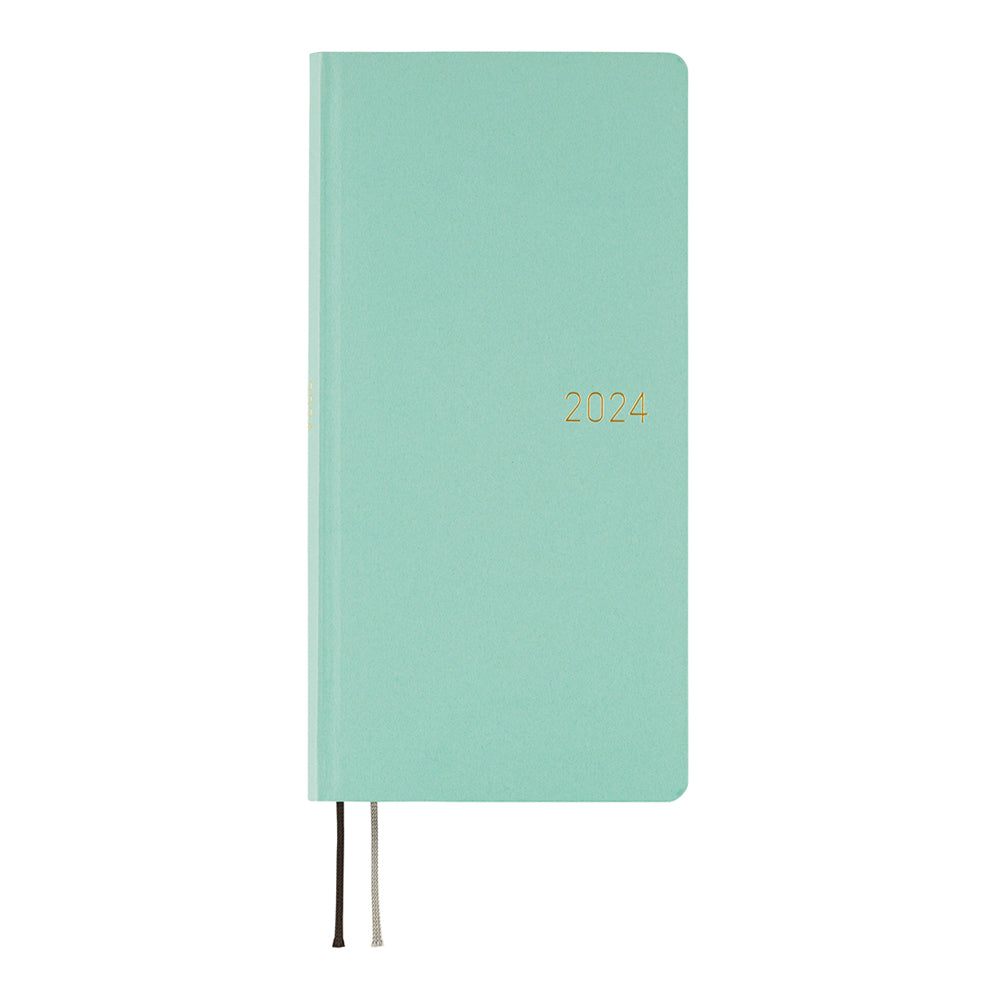 Hobonichi Techo Book Weeks - Paper Series: Pale Blue-Green    at Boston General Store