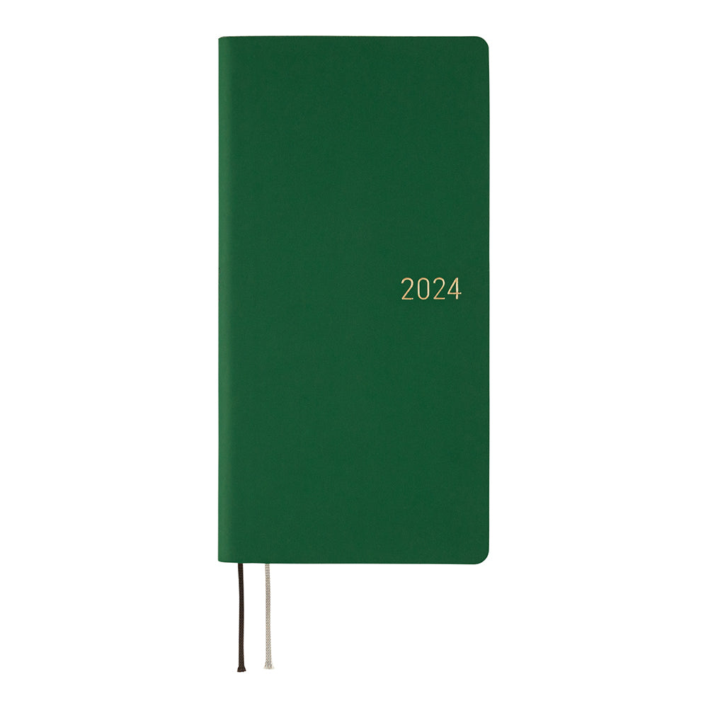 Hobonichi Techo Book Weeks - Smooth: Forest Green    at Boston General Store