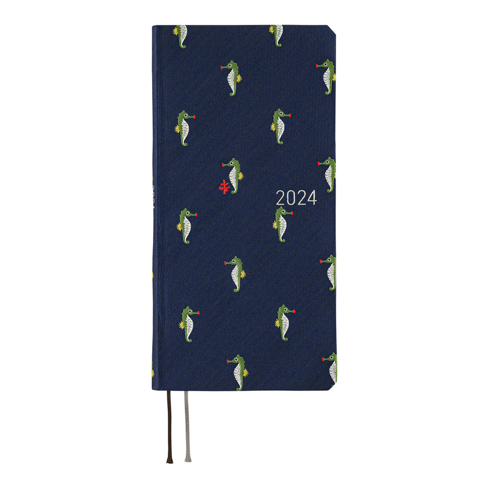 Hobonichi Techo Book Weeks - Bow &amp; Tie: Tiny Dragons    at Boston General Store
