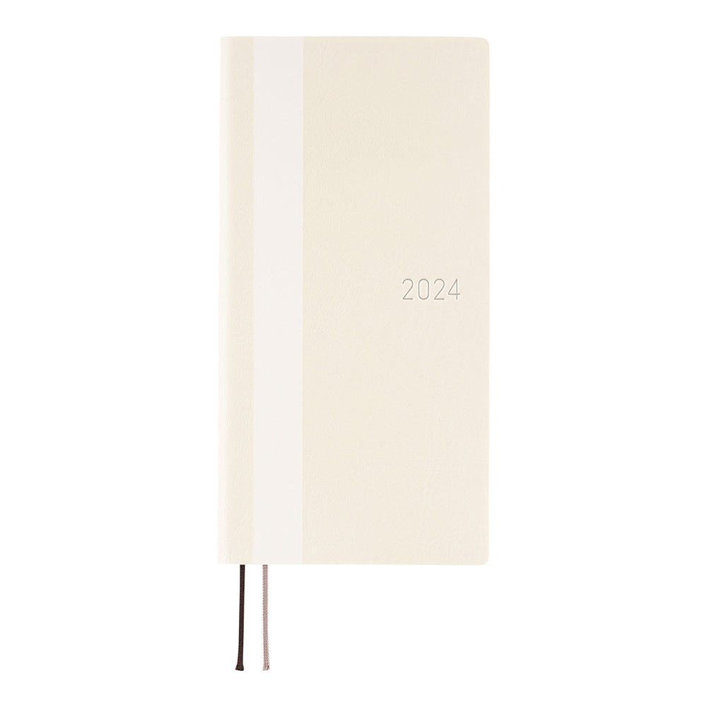 Hobonichi Techo Book Weeks - White Line: Ivory    at Boston General Store