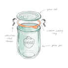 Weck 766 Juice Jar Boston General Store