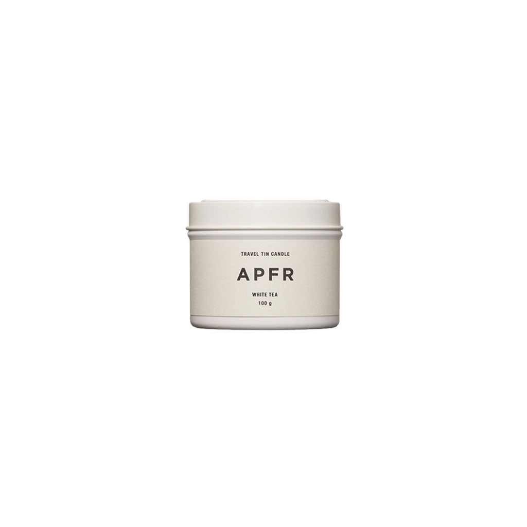 APFR Travel Tin Candle White Tea   at Boston General Store