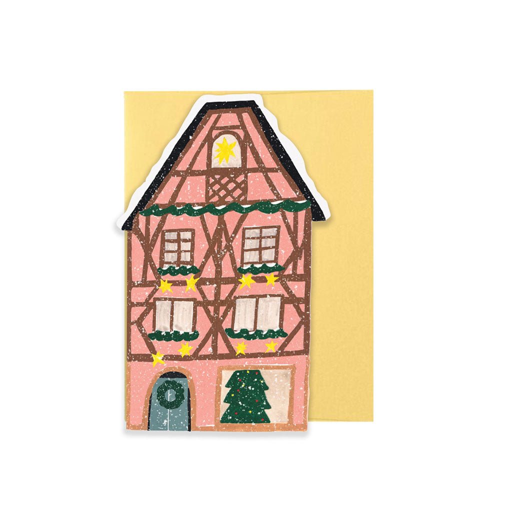 Winter Cottage Card Collection - Box of 6 Cards Boston General Store