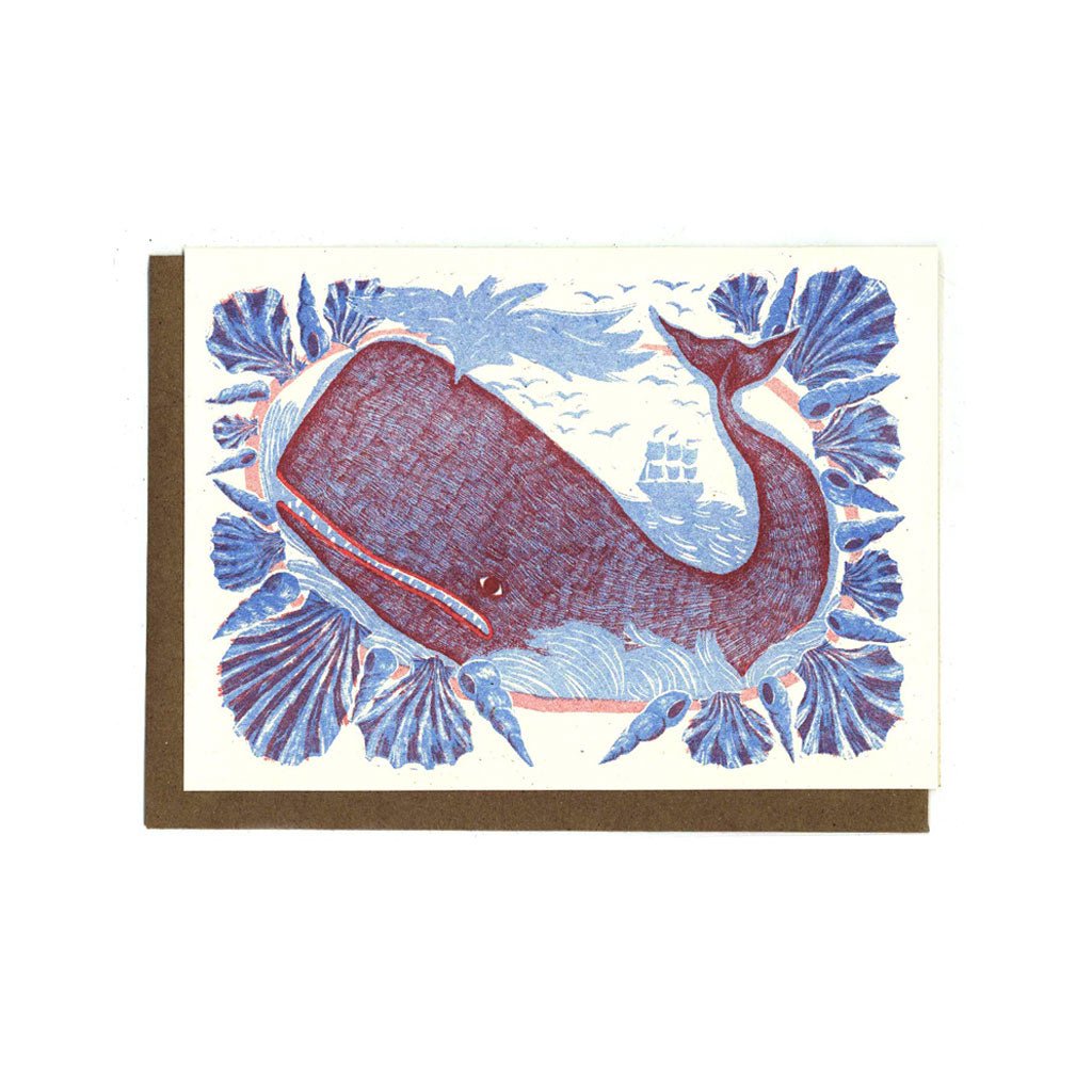 Wistful Whale Card Boston General Store