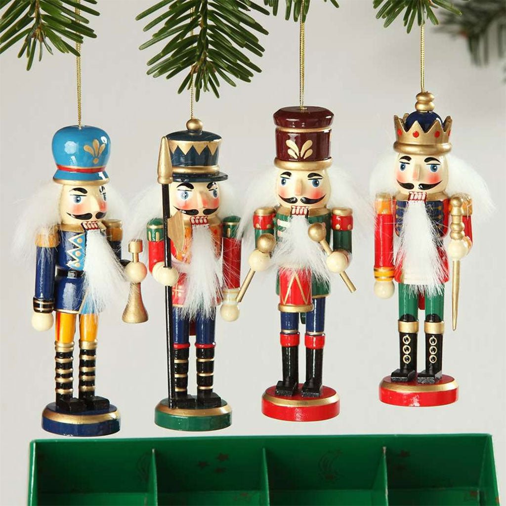 Wooden Nutcracker Ornament Boston General Store