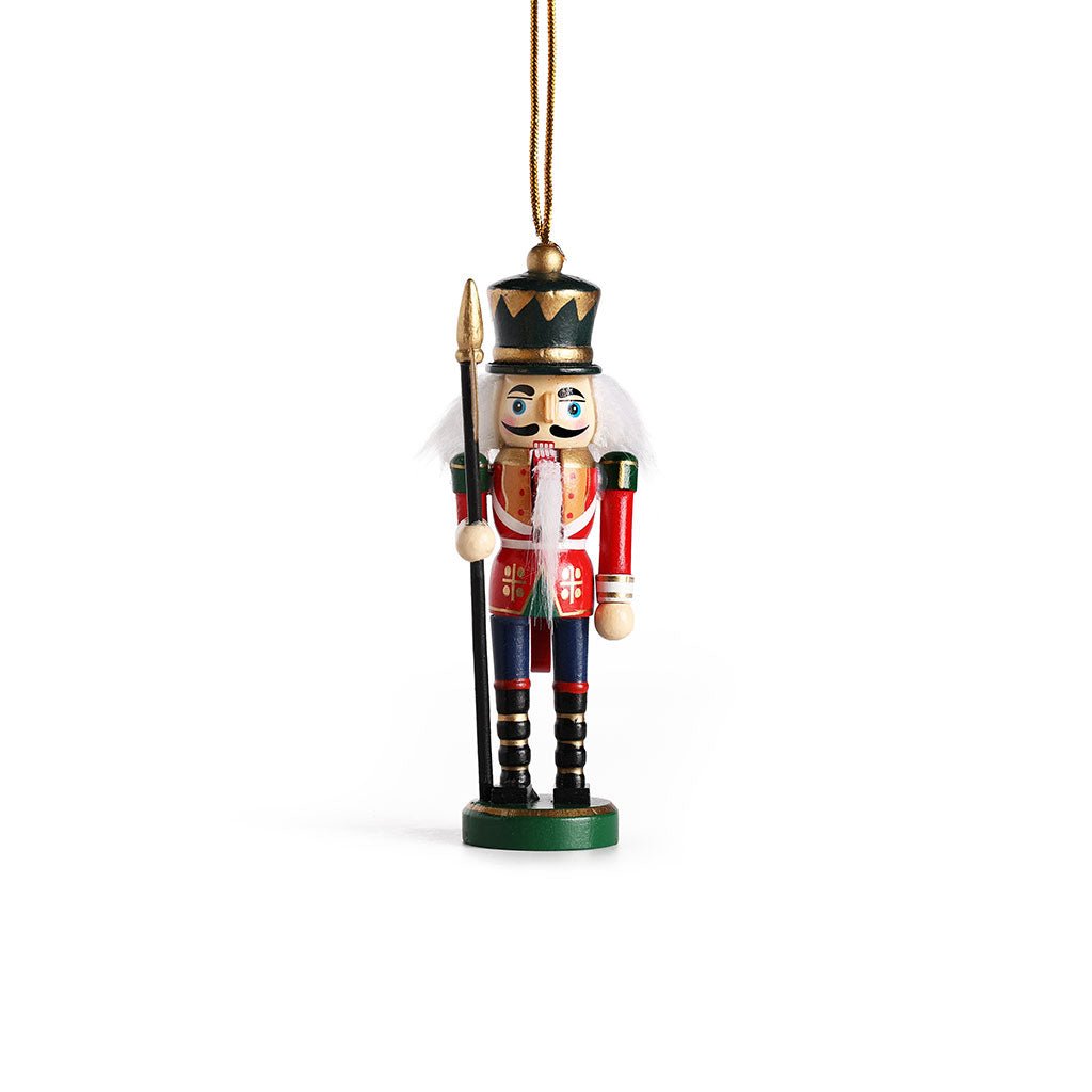 Wooden Nutcracker Ornament Boston General Store