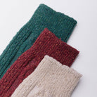 Wool and Silk Cable Knit Sock Boston General Store