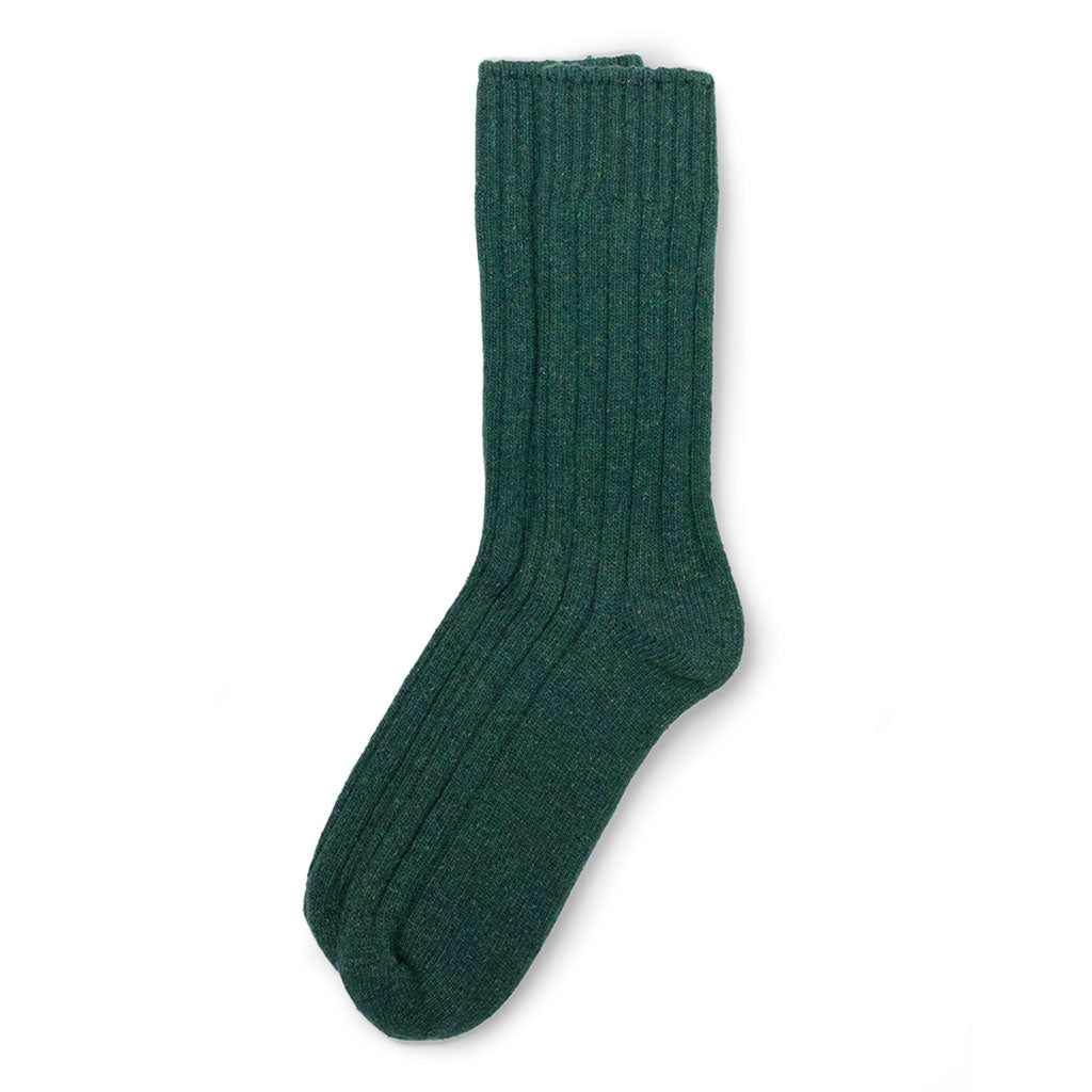 Wool and Silk Boot Socks Timber Large  at Boston General Store