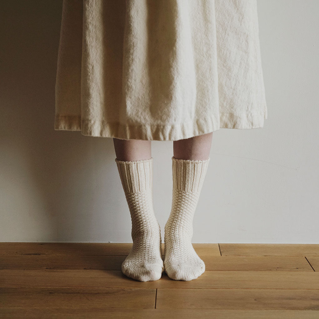 Wool Cotton Boot Socks    at Boston General Store