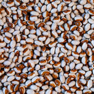 Close-up of a pile of yellow eye beans