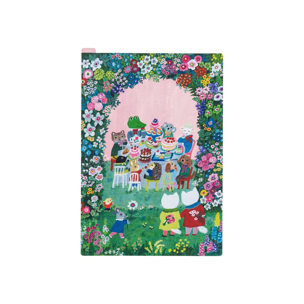 A5 size pencil board with colorful animal illustrations on white background