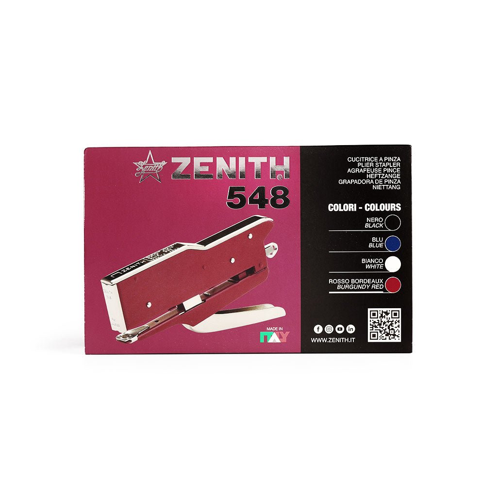 Handheld Zenith 548 stapler box on white background