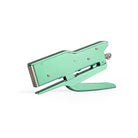 Handheld Zenith 548/E 2 stapler with a green body