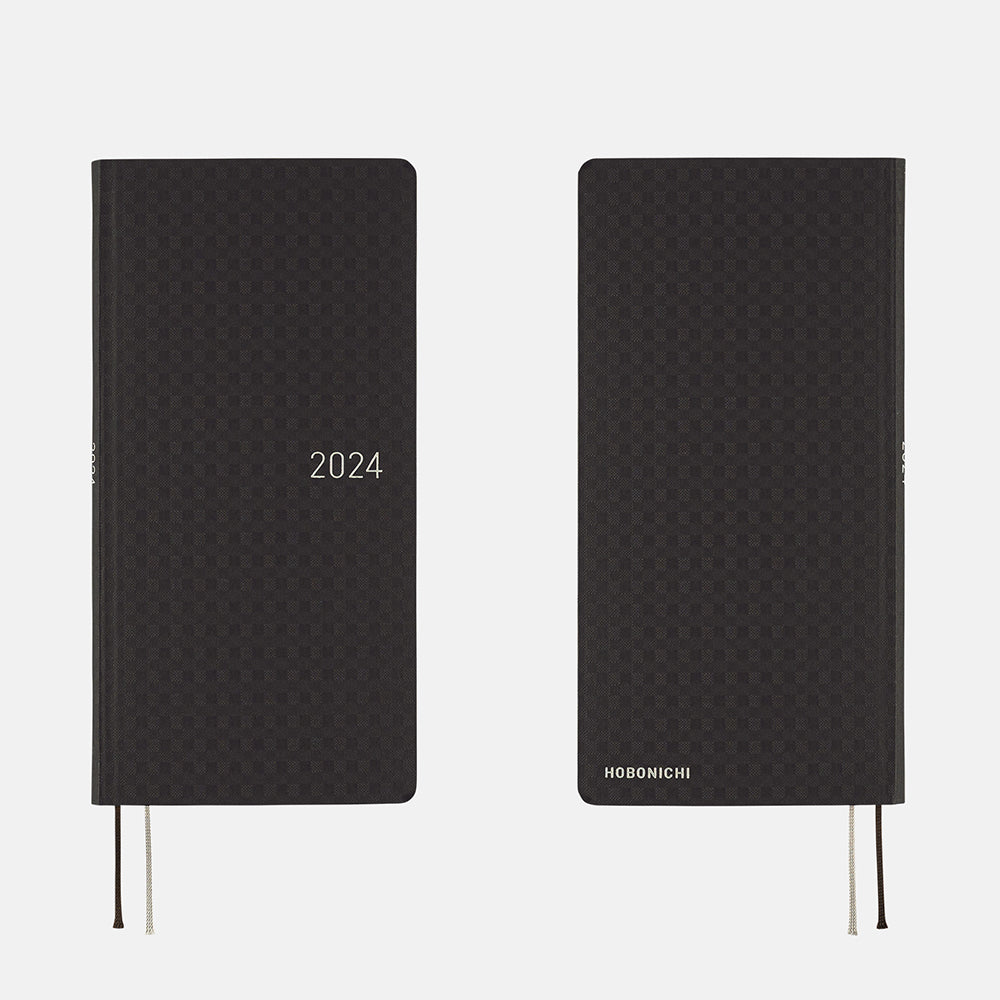 Hobonichi Techo Book Weeks - Paper Series: Black Gingham    at Boston General Store