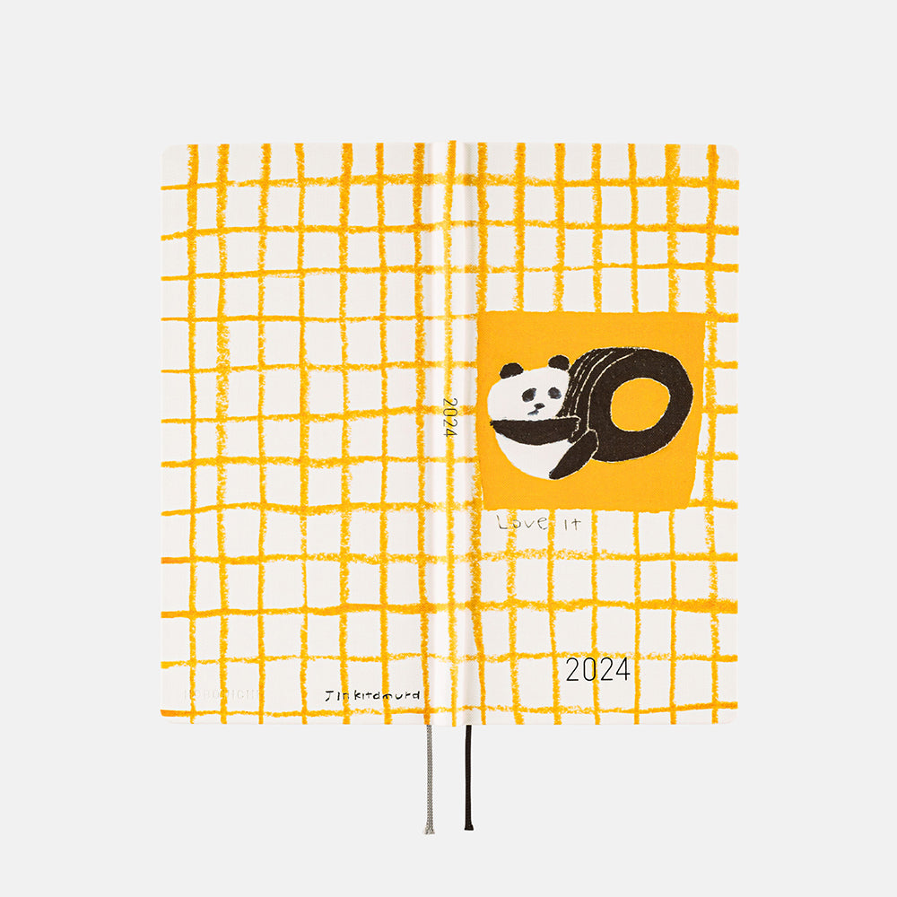 Hobonichi Techo Book Weeks - Jin Kitamura: Love it Panda    at Boston General Store
