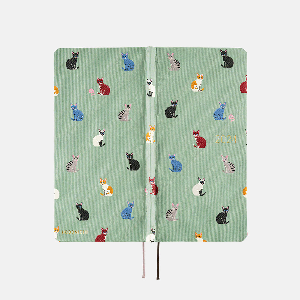 Hobonichi Techo Book Weeks - Bow &amp; Tie: Cats &amp; Me    at Boston General Store