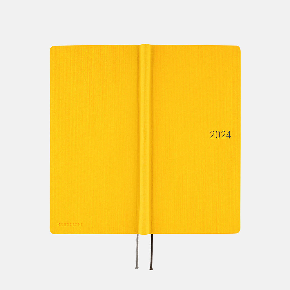 Hobonichi Techo Book Weeks - Colors: Poppin&#39; Yellow    at Boston General Store