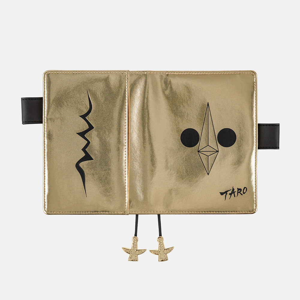 Hobonichi Techo Cover Original A6 - Taro Okamoto Golden Mask    at Boston General Store