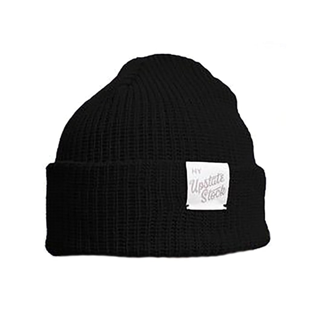 100% Eco-Cotton Watchcap Black   at Boston General Store