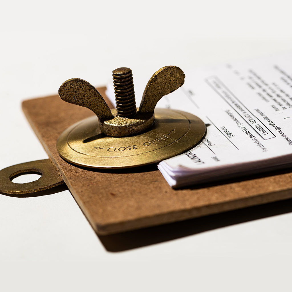 Brass Screw Clipboard    at Boston General Store