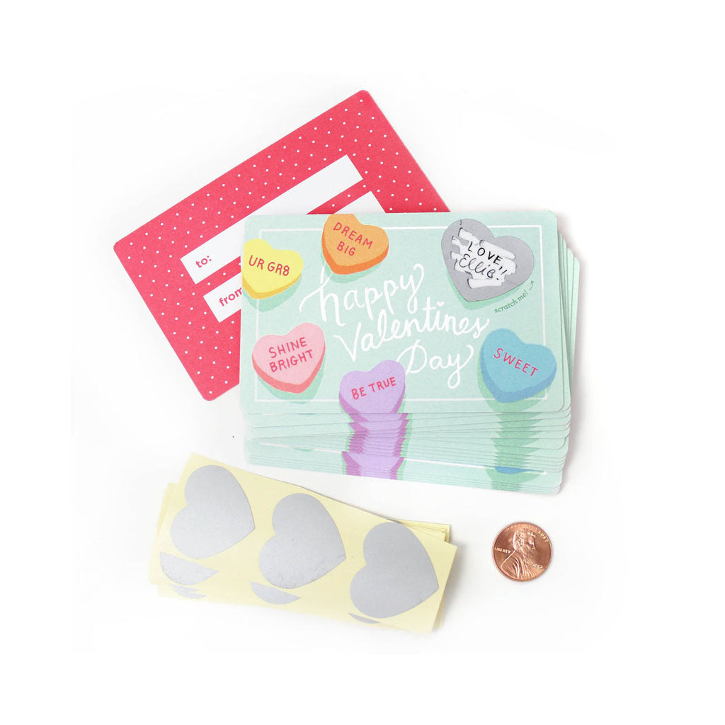 Sweetheart Valentines, 18 pack    at Boston General Store