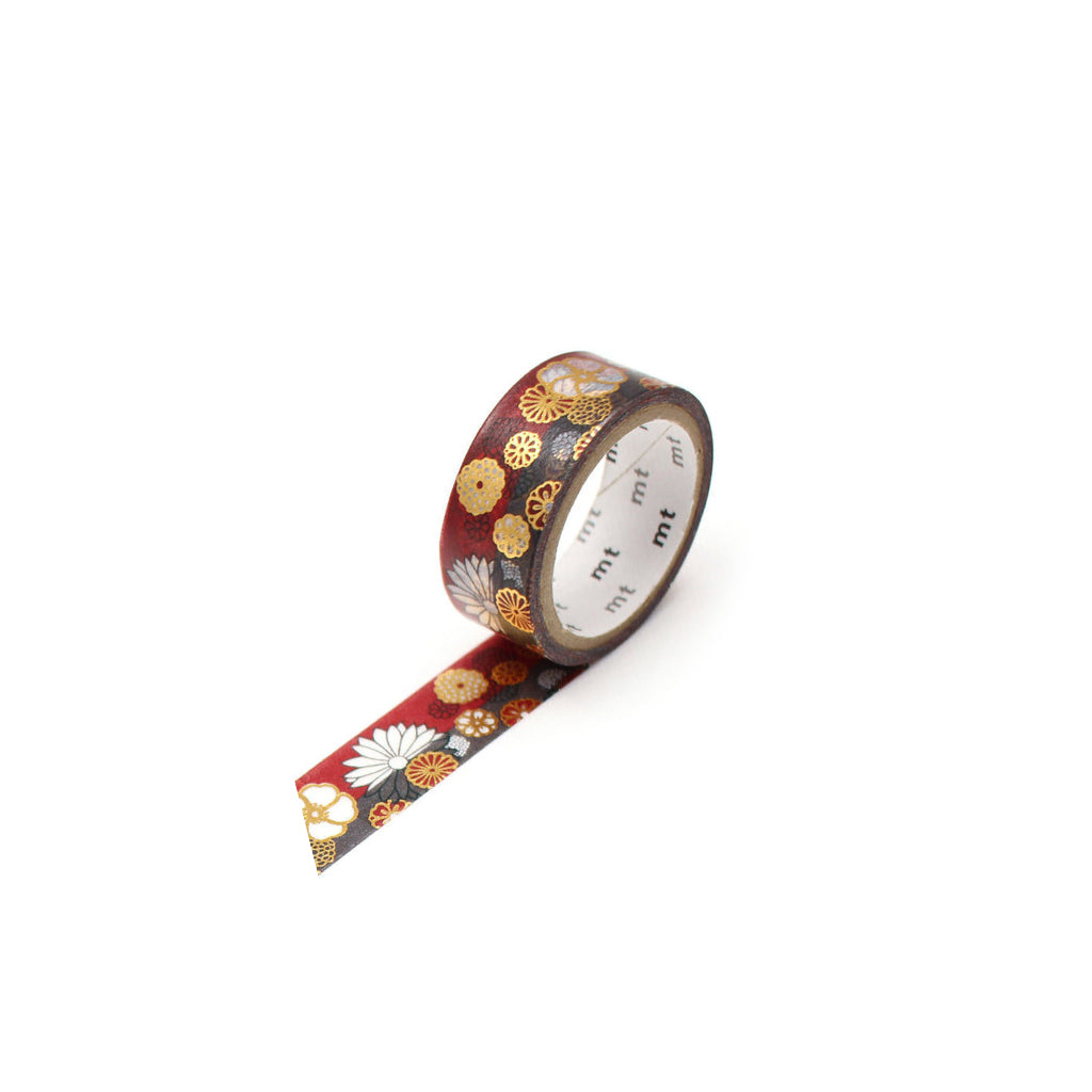 mt pocket Washi Tape - mizutama - Flower and Pandas – Yoseka