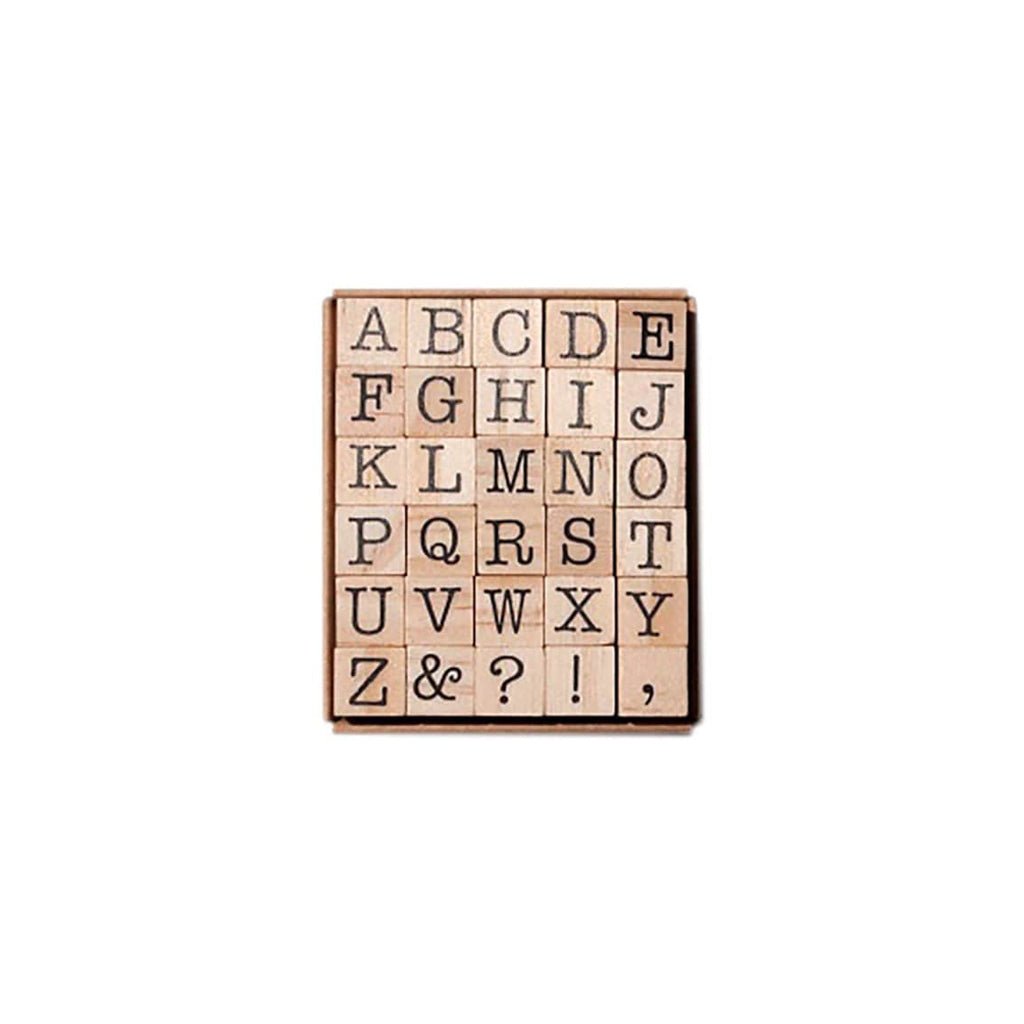 Sculpd Alphabet Letter Stamps for Air-Dry Clay