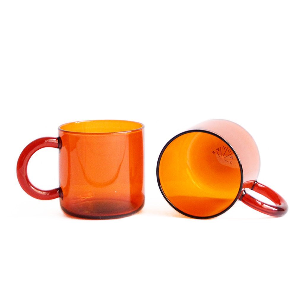 Amber Glass Mugs Boston General Store