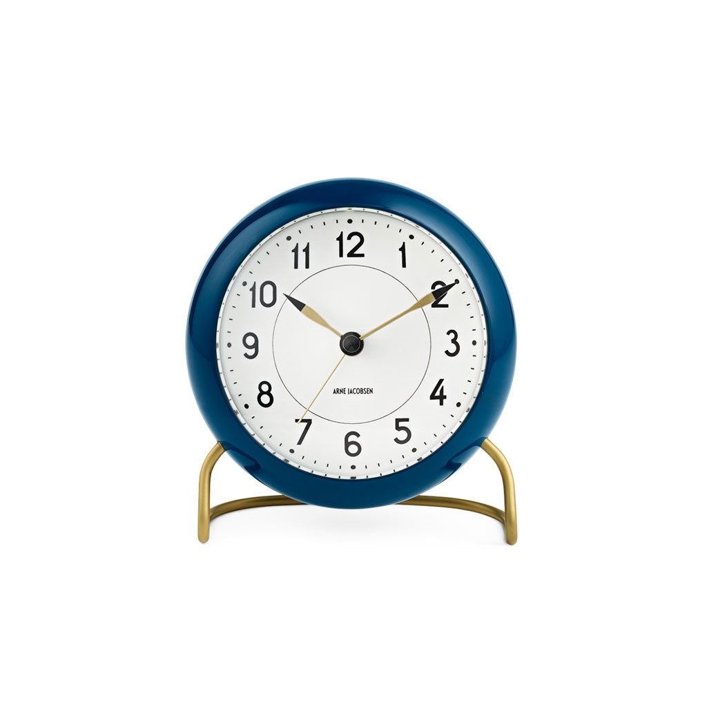 Arne Jacobsen Alarm Clock Navy   at Boston General Store