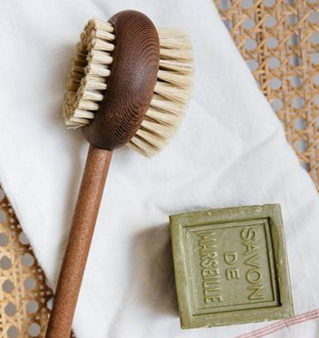Ash Wood Bath and Body Brush Boston General Store