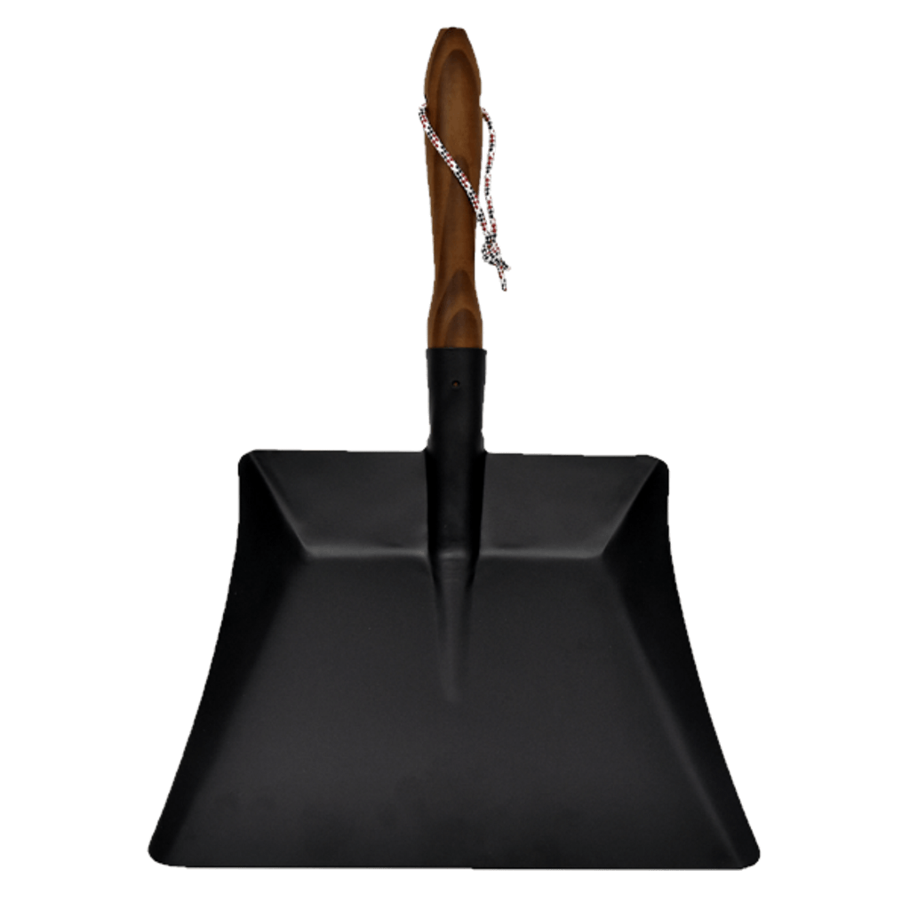 Ash Wood Black Dustpan    at Boston General Store