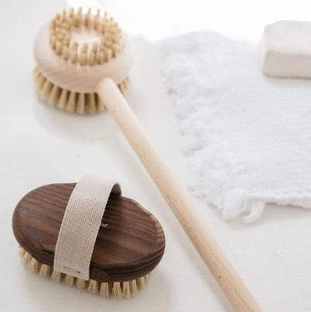 Ash Wood Massage Brush    at Boston General Store