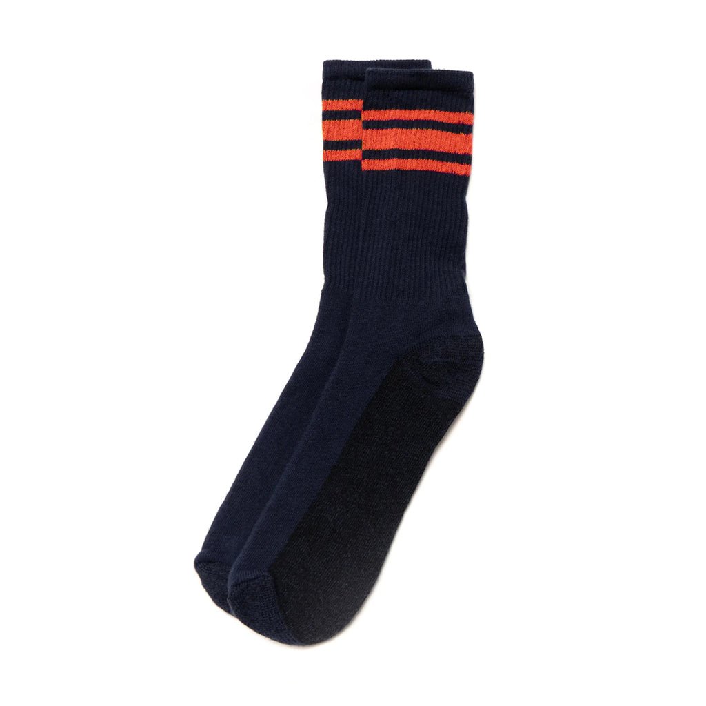 Athletic Stripe Sock Sage + Gold   at Boston General Store