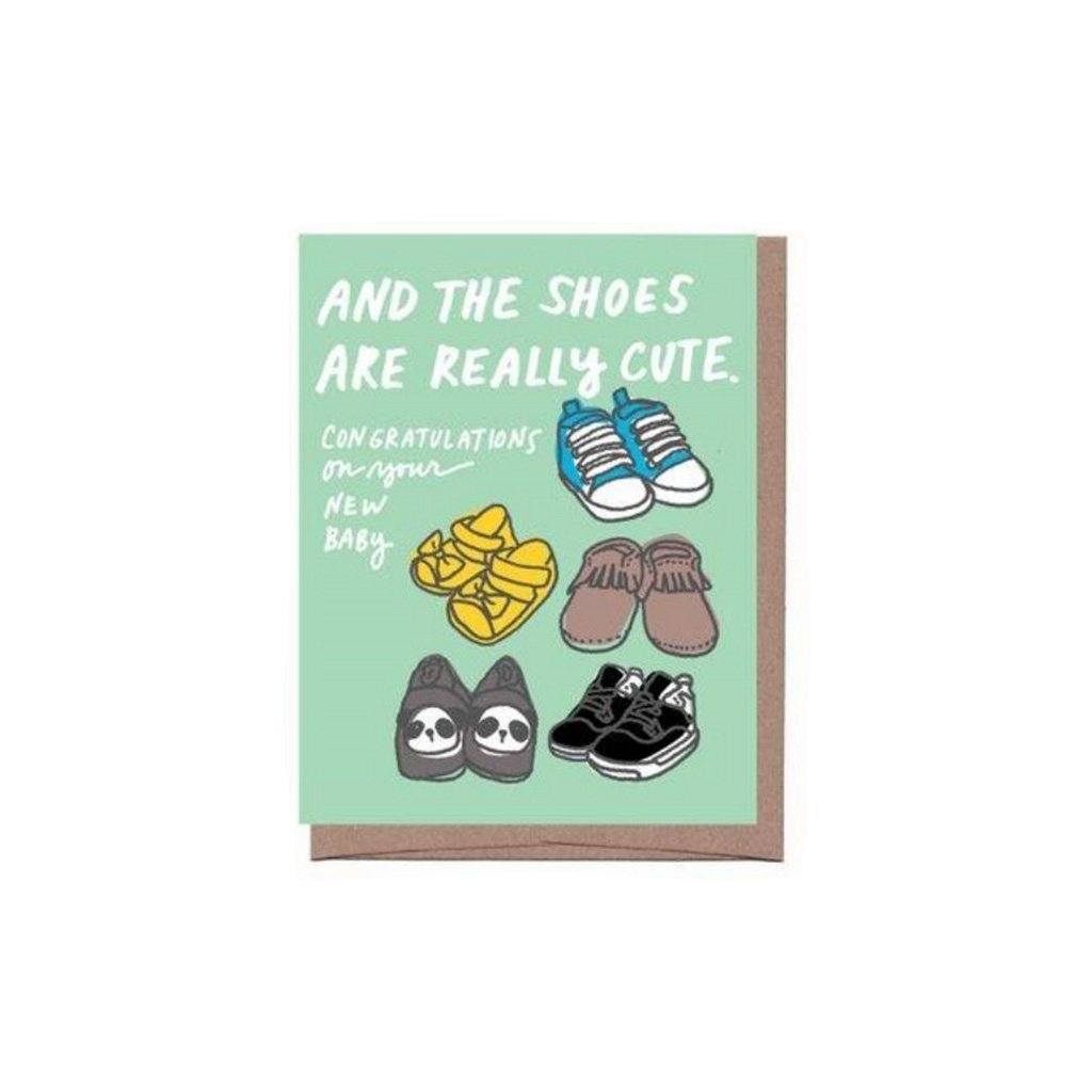 Baby Shoes Card    at Boston General Store