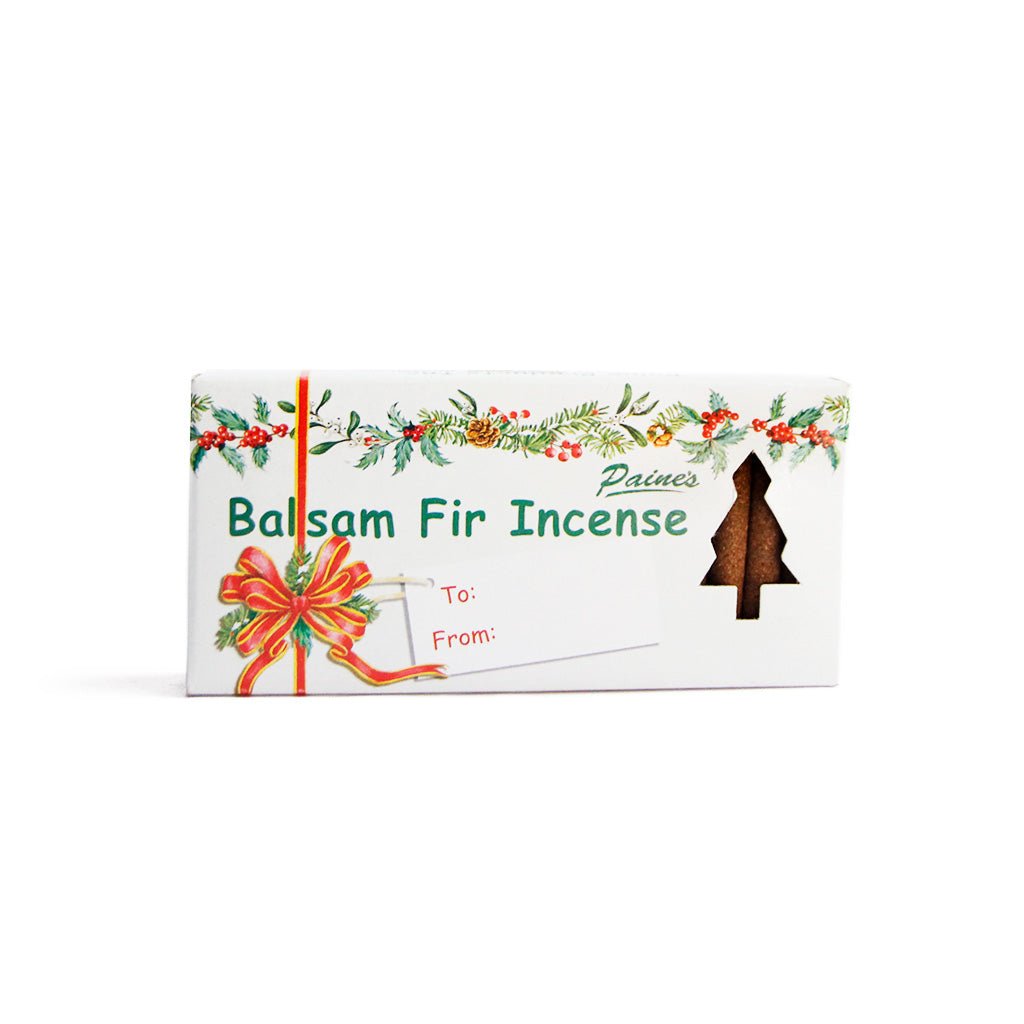 Balsam Fir Stick Incense Red Ribbon Box   at Boston General Store