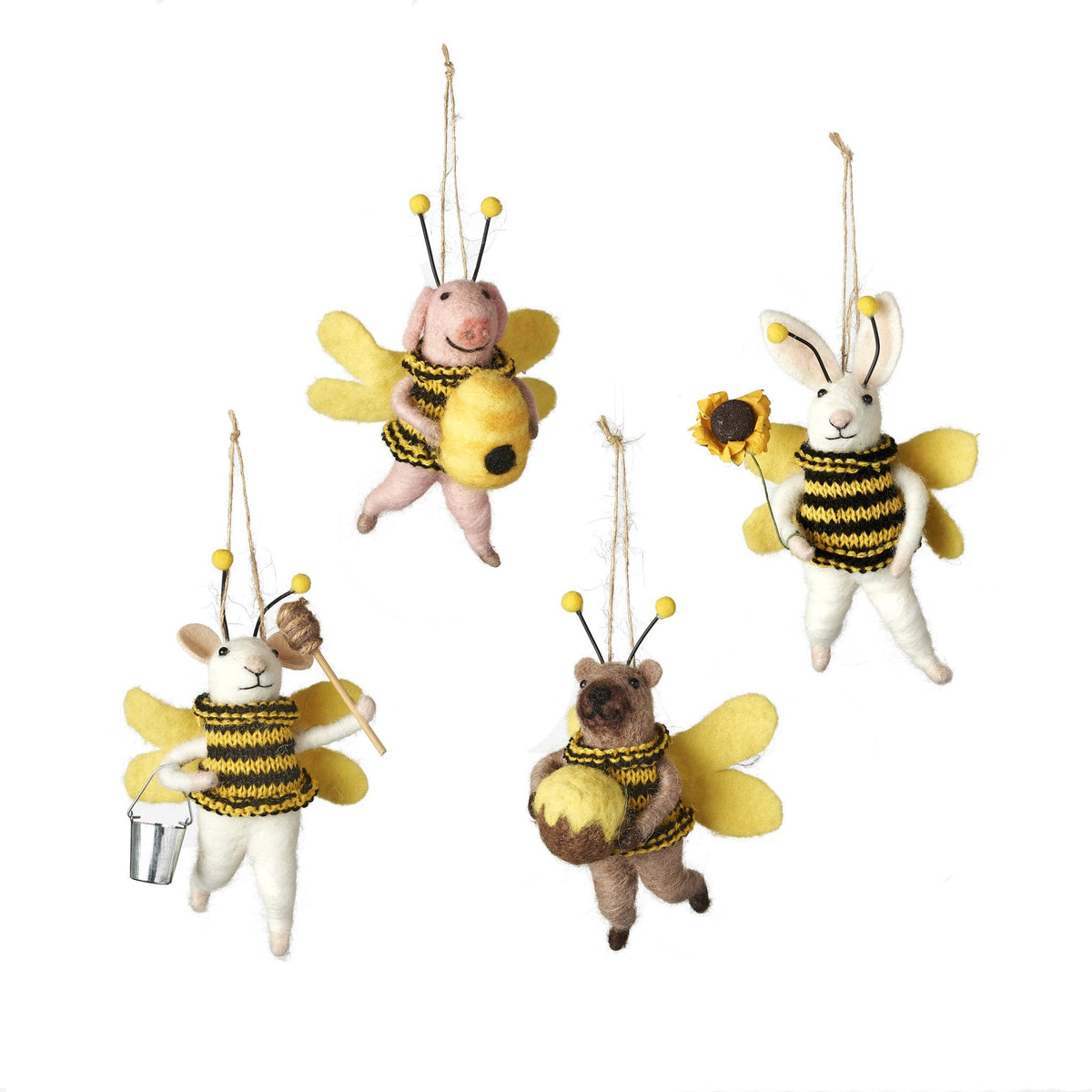 Bee Holiday Ornament    at Boston General Store